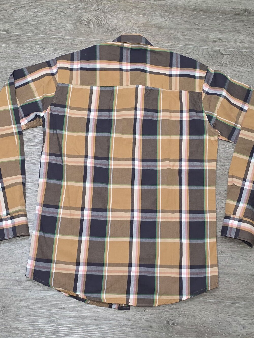 Ralph Lauren Custom Fit Plaid Button Down Shirt Mens Sz M - Picture 3 of 4